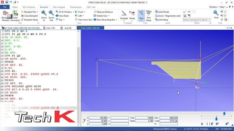 Bài tập thực hành tiện CNC đầy đủ nhất