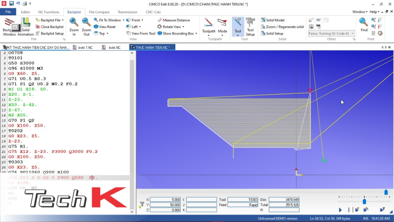 Bài tập thực hành tiện CNC đầy đủ nhất