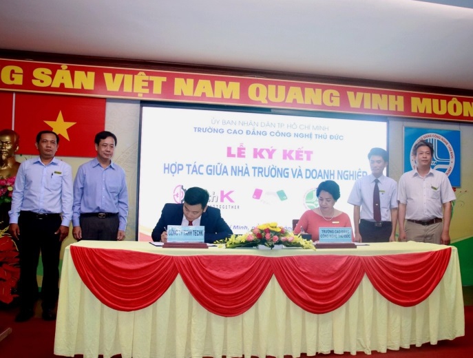 TechK và Trường Cao đẳng Công nghệ Thủ Đức ký kết MOU