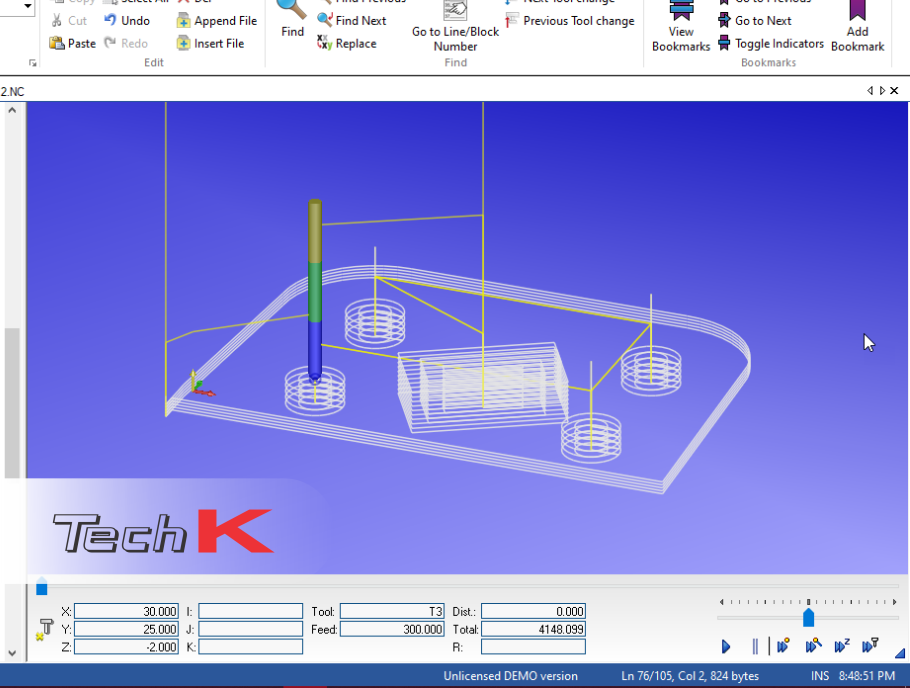 Bài tập lập trình phay CNC cơ bản có lời giải