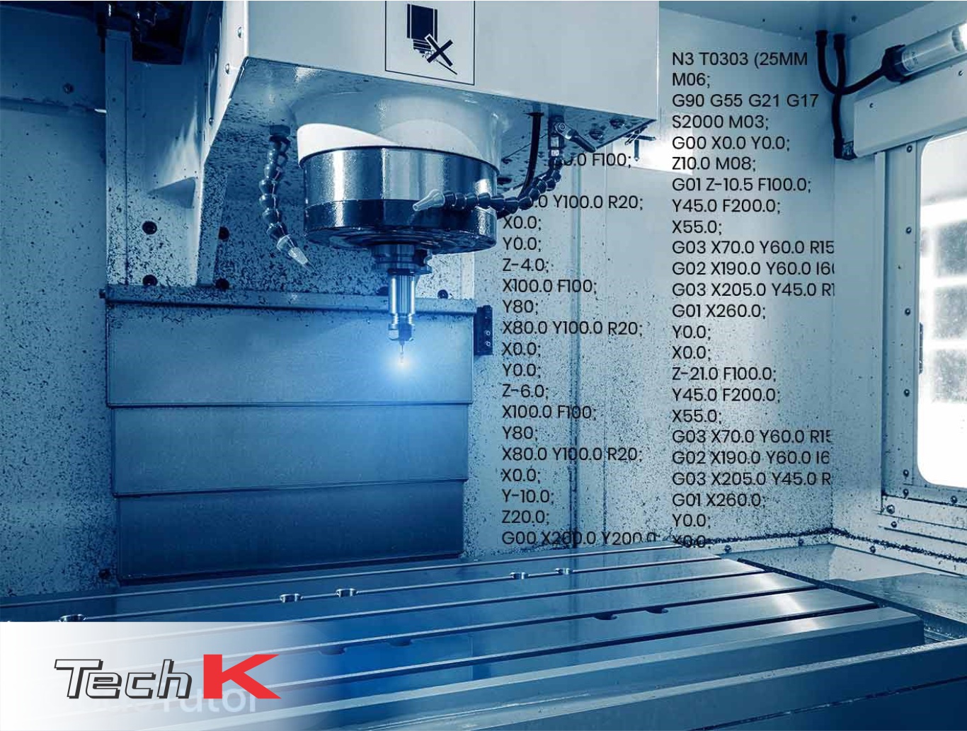 Các lệnh và cấu trúc G-code phay CNC thông dụng
